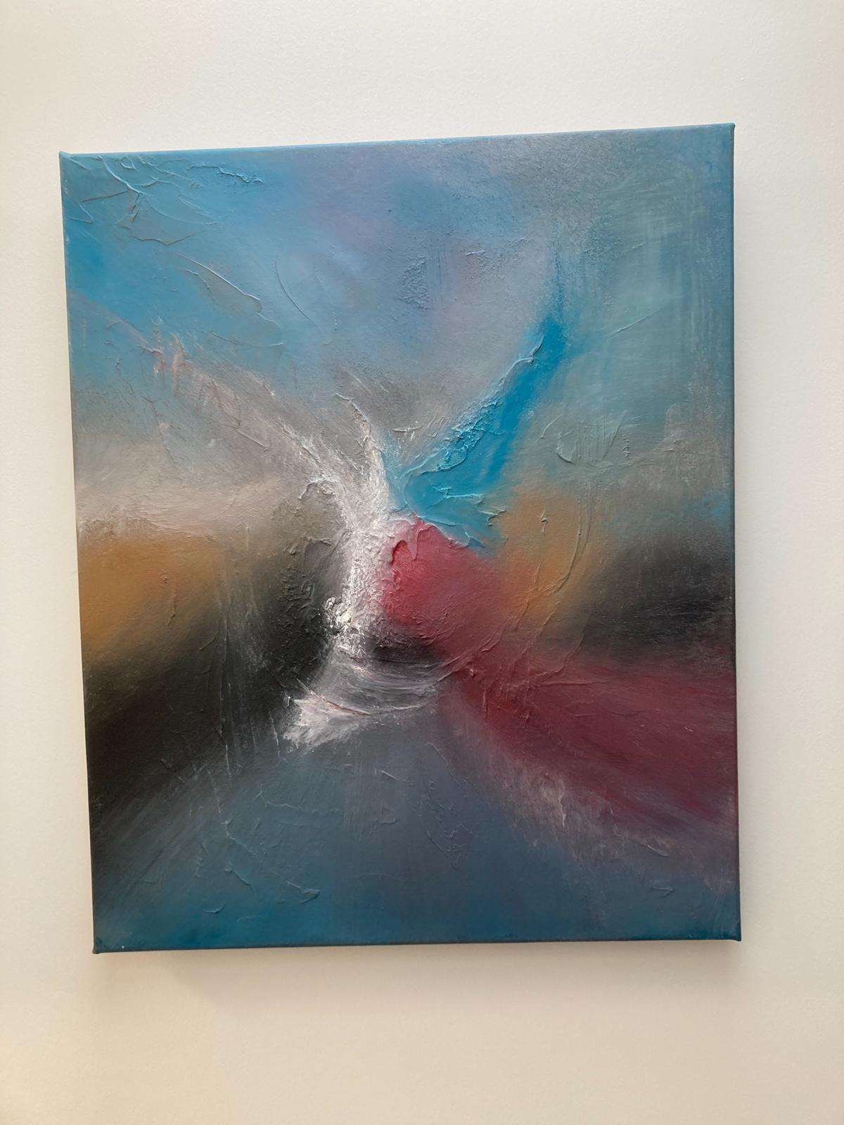 Untitled Coastal Piece 2, original artwork by Derek Slavin