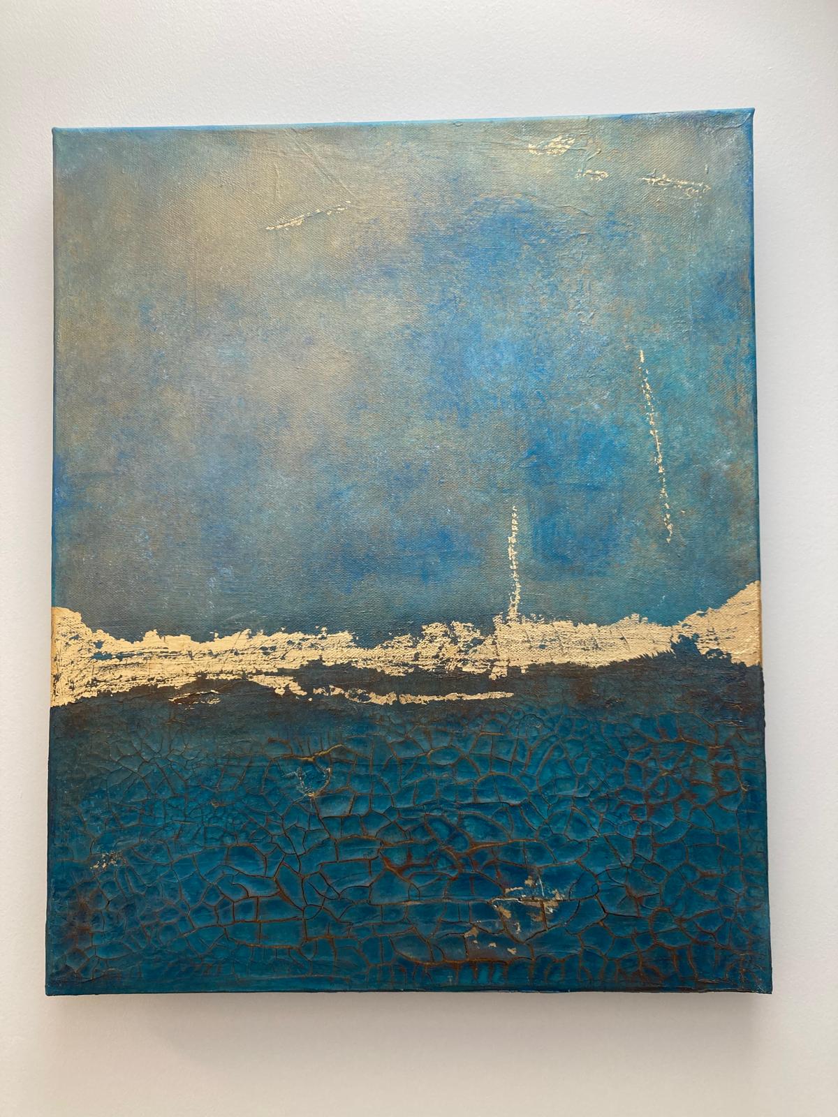 Untitled Coastal Piece 8, original artwork by Derek Slavin