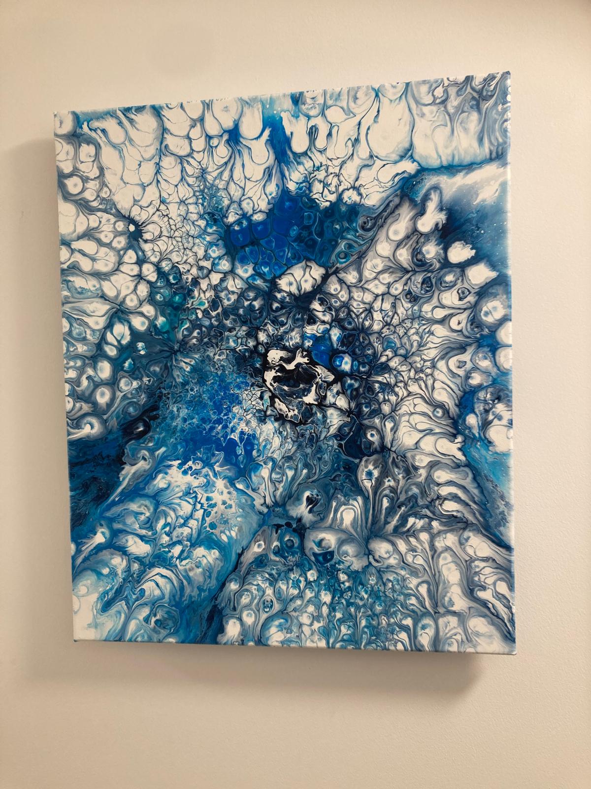 Untitled Coastal Piece 9, original artwork by Derek Slavin