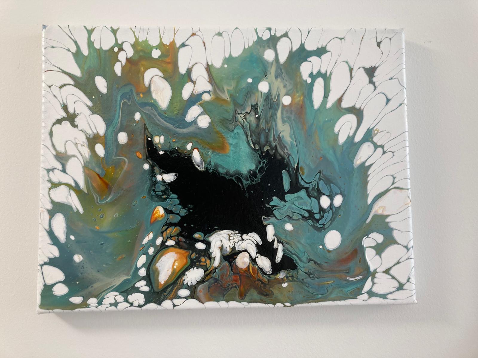 Untitled Coastal Piece 11, original artwork by Derek Slavin