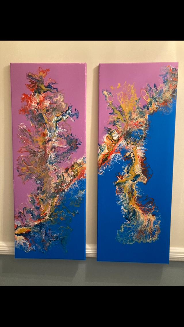 Untitled Coastal Piece 12, original artwork by Derek Slavin